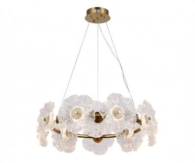 07601-60A,36 Люстра Грея латунь d60 h120 Led 12*2W (3000K). ТМ Kink Light