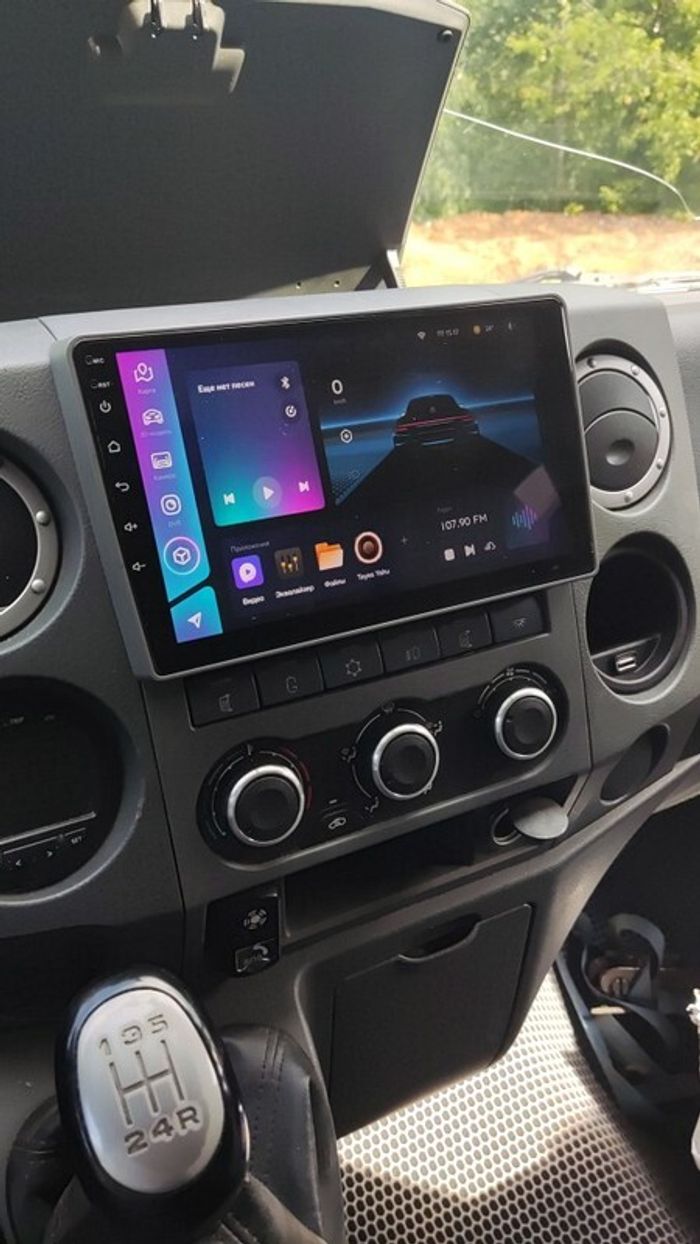 Магнитола для ГАЗель Next, Газон Next (без ШГУ) - FarCar S500-TS10 монитор 9.5" QLED на Android 14, Быстрая, CarPlay, 4G SIM-слот