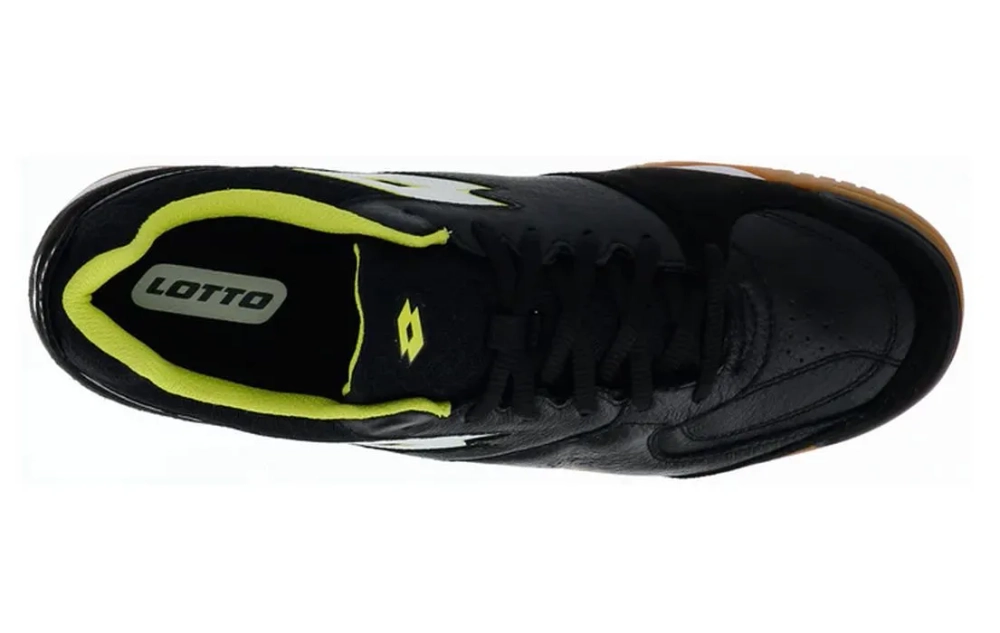 Мужские кроссовки для сквоша/бадминтона Lotto Tacto 200 V - all black/all white