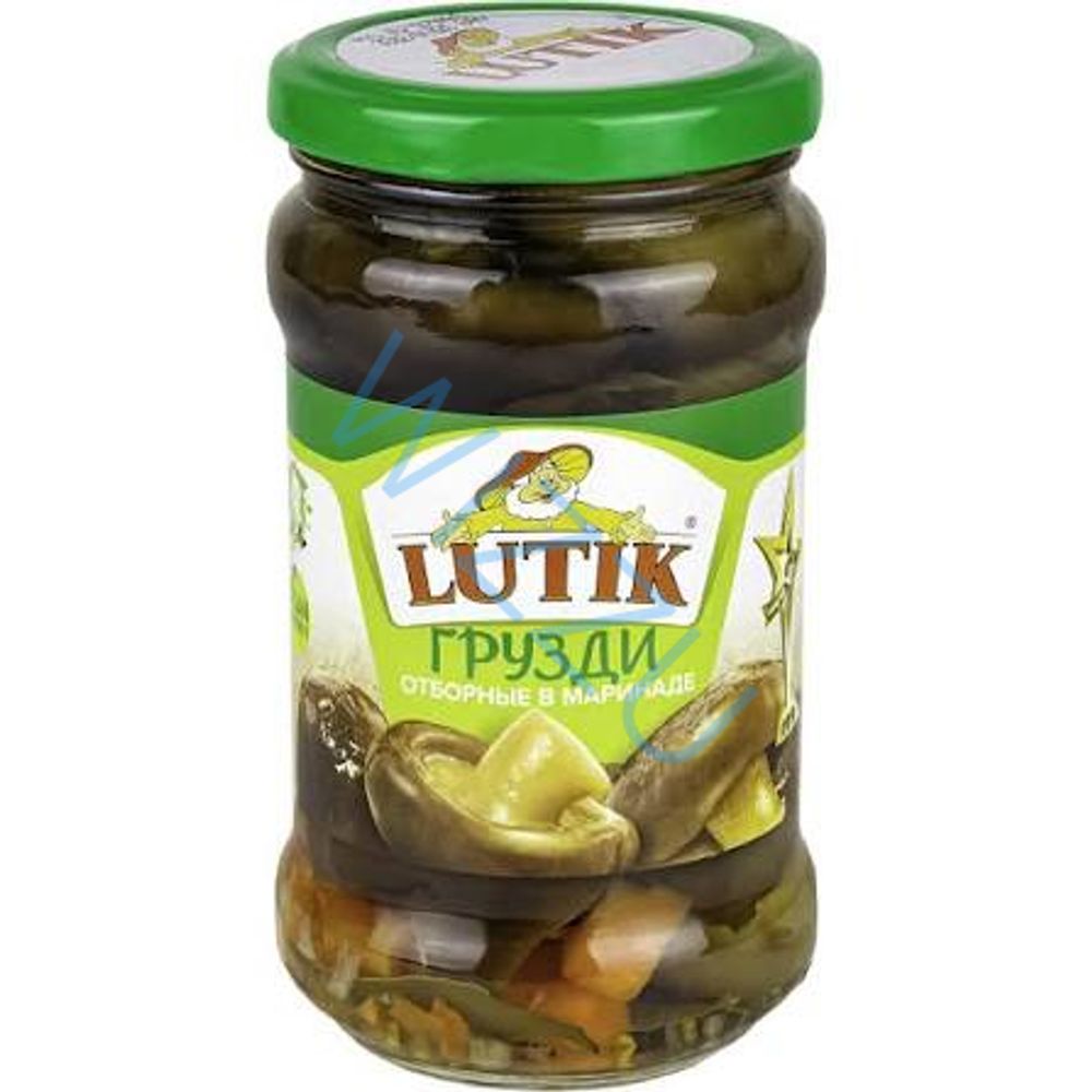 Грузди отборные в маринаде ст/б 314мл Lutik