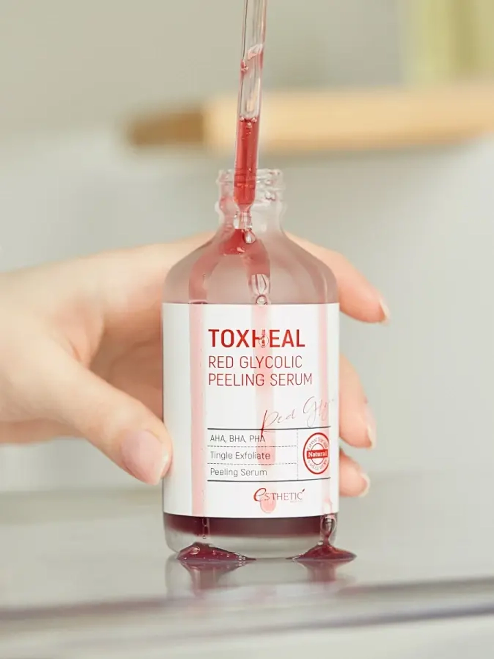 [ESTHETIC HOUSE] Пилинг-сыворотка ГЛИКОЛЕВАЯ Toxheal Red Glyucolic Peeling Serum, 100 мл