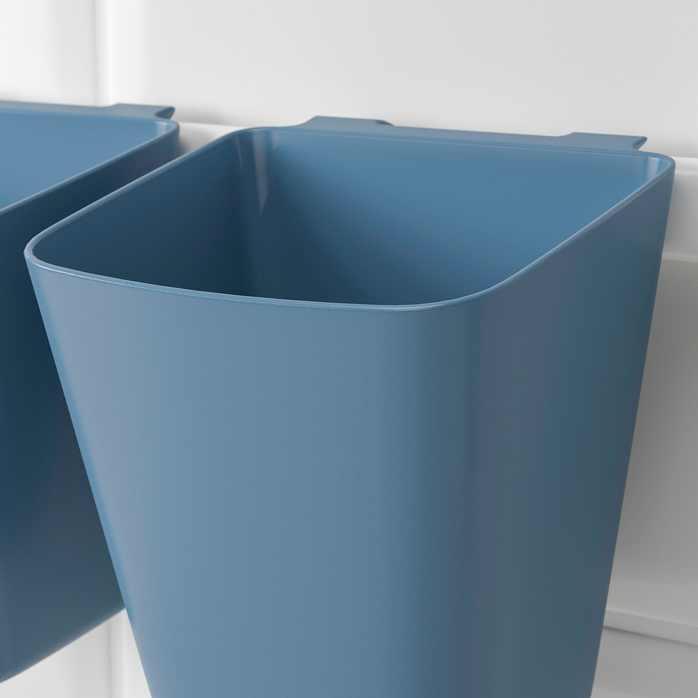 IKEA SUNNERSTA  (ИКЕА СУННЕРСТА)  -  Контейнер - сине-серый 12x11 см
