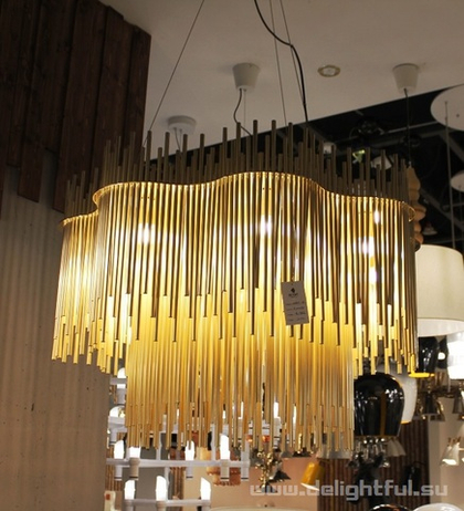 люстра VISTOSI  Diadema ( 80 cm +gold + metall )