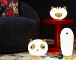 Лампа настольная Noot Noot MOOOI стекло/фарфор/white/gold 180х200х330h коллекция Pet Light