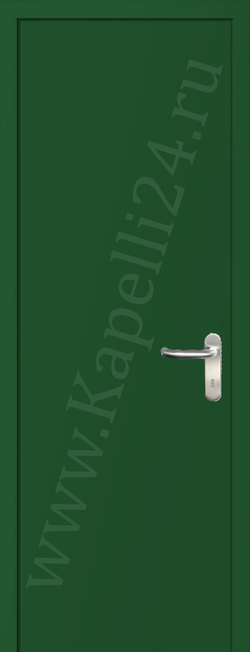 Дверь влагостойкая пластиковая KAPELLI multicolor ДГ RAL 6002 Лиственно-зеленый + коробка