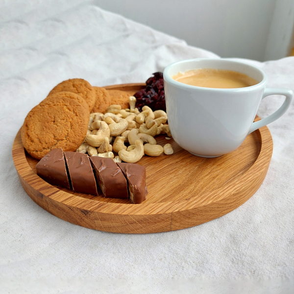 Кофейный (чайный) подносик из дуба
