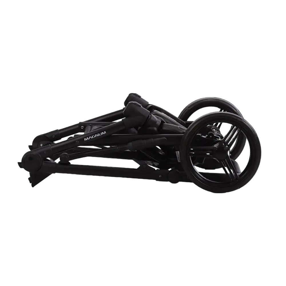 Коляска 2в1 Bebetto MAGNUM LIGHT PRO light pro 05 (т.бежевая кожа)