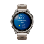 Умные часы Garmin Fenix 8, 47мм, Amoled Sapphire Titanium Graphite (010-02904-40)