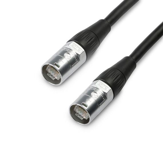 Adam Hall K4 CAT 6 0100 - патчкорд витая пара CAT6a (S/FTP), RJ45 - RJ45, 4 x 2 x 0.22 мм2 1 м, защи