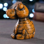 Фигура "Тигра" рыжая, 7х11х7 см