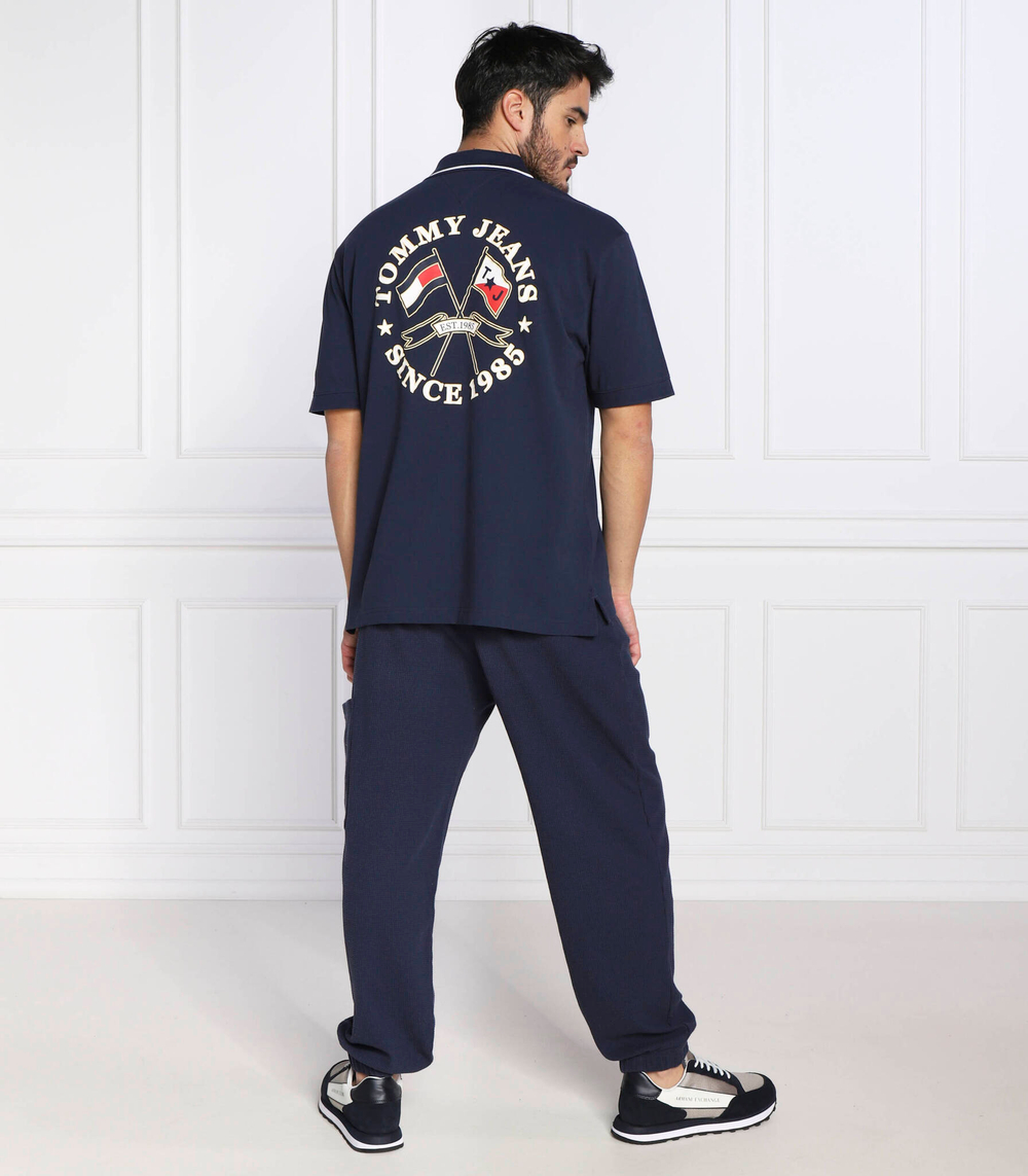 поло skater modern Tommy Jeans - темно-синий(DM0DM15153)