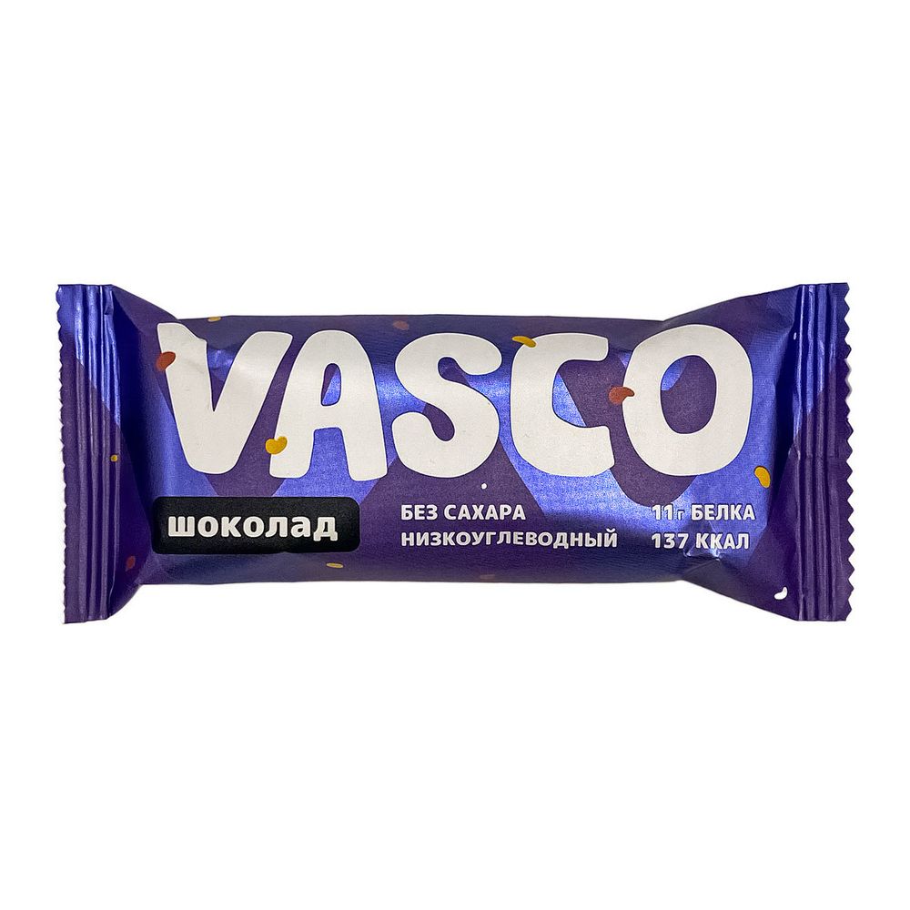 Протеиновый батончик VASCO низкоуглеводный шоколад, 40 г