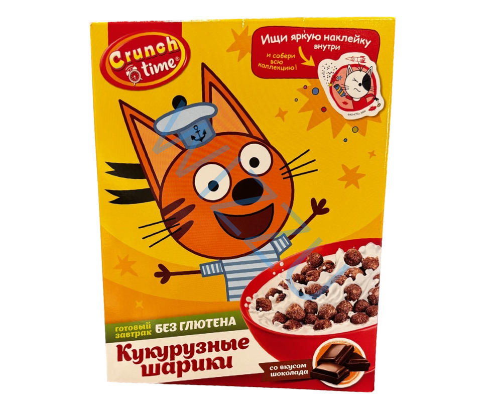 Готовый завтрак Crunch time Три кота 170г