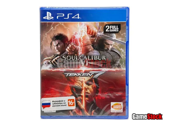 PS4 Tekken 7 + SoulCalibur VI. Double Pack (Новый, Русские субтитры)