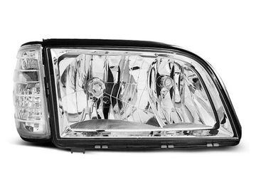Передние фары chrome для Mercedes S W140