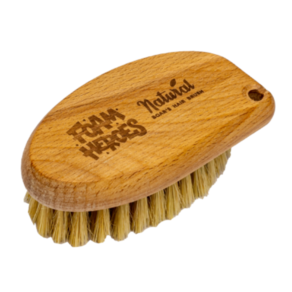 Foam Heroes Natural Boar's Hair Brush щетка для очистки кожи, 10.2x5.5см