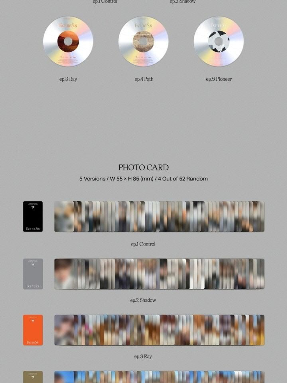 Альбом SEVENTEEN - Face the Sun 4th Album RANDOM Version