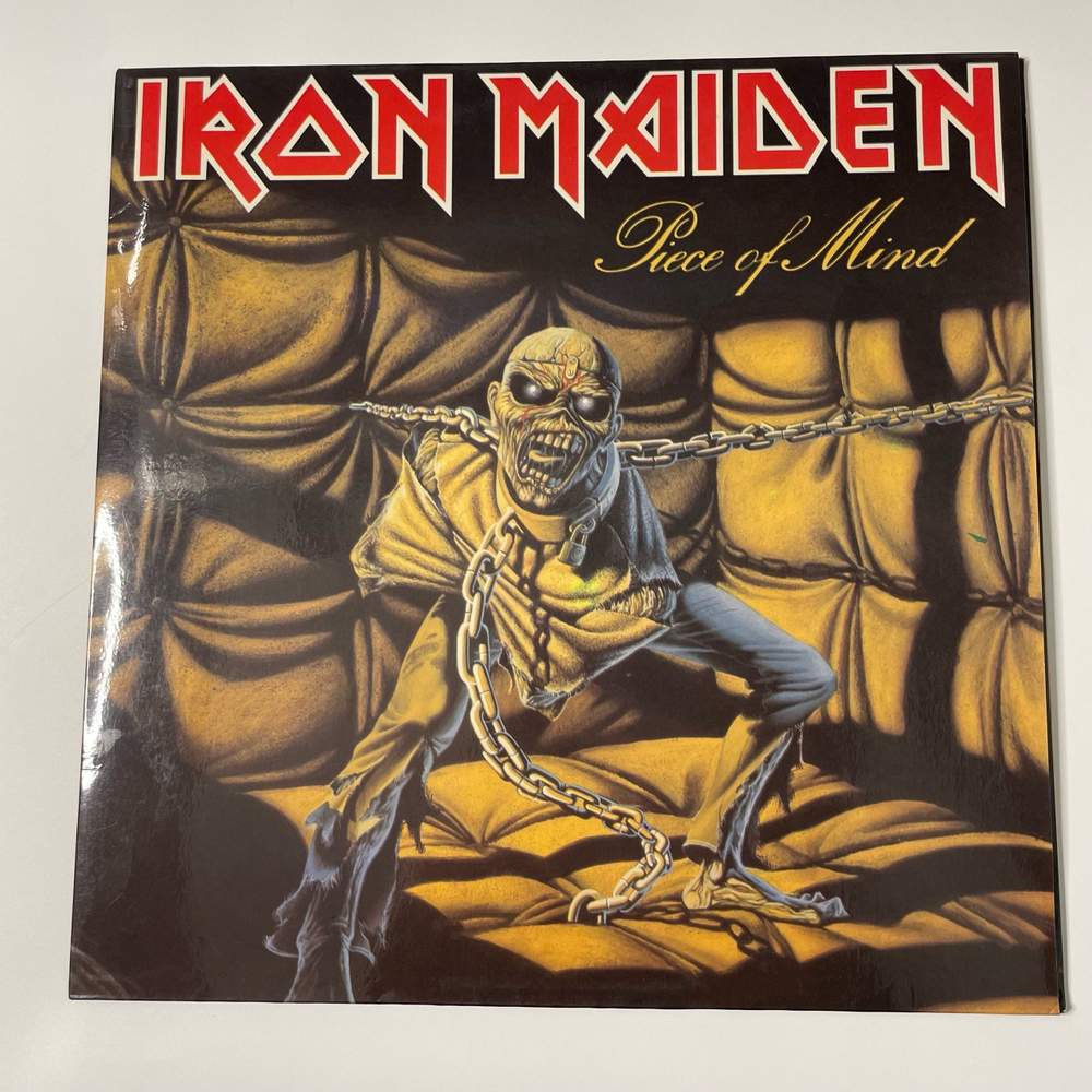 Винтажная виниловая пластинка LP Iron Maiden Piece Of Mind (Россия 1993)