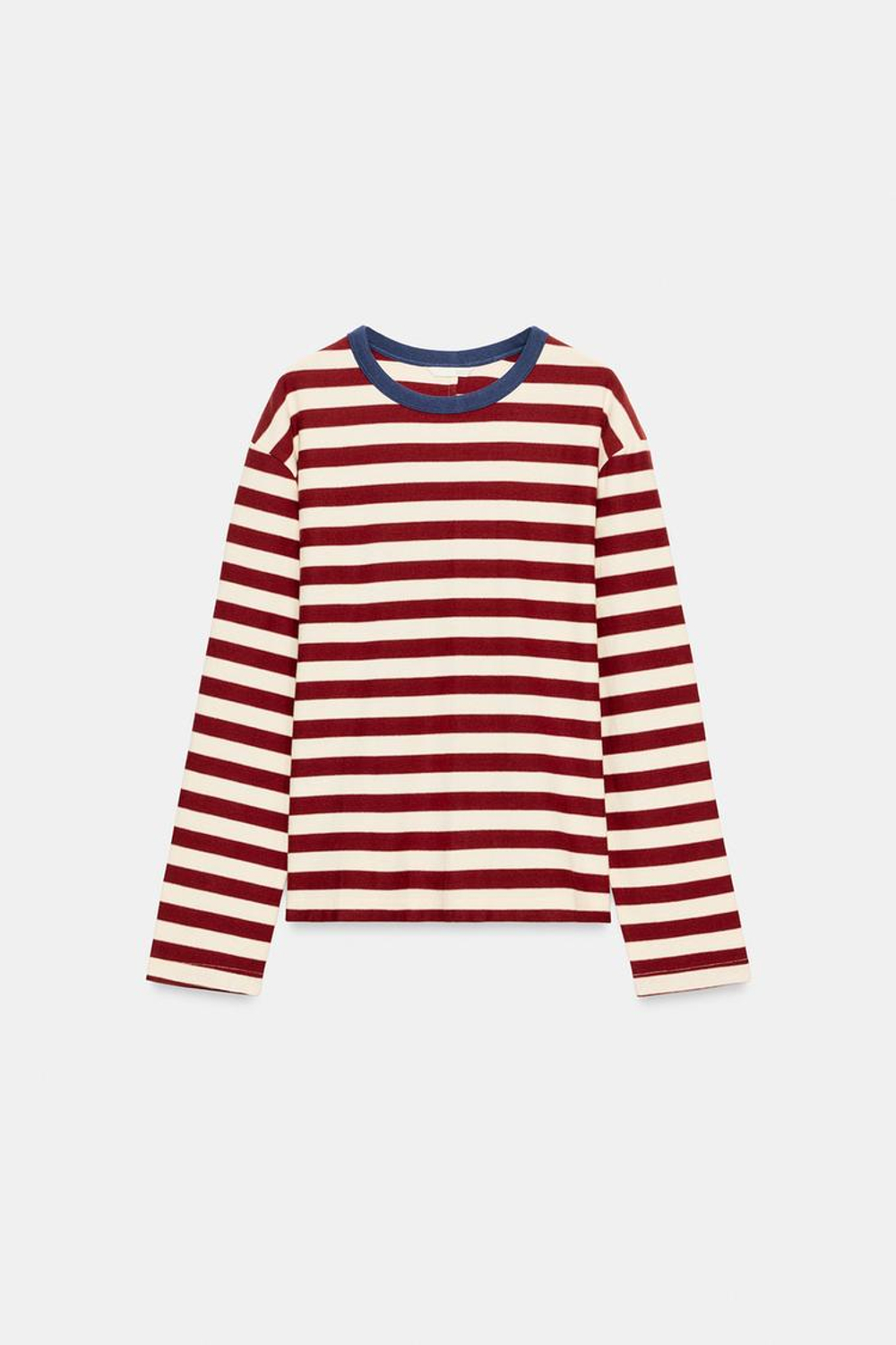ZARA ФУТБОЛКА В ШИРОКУЮ ПОЛОСКУ, ПОЛОСКИ