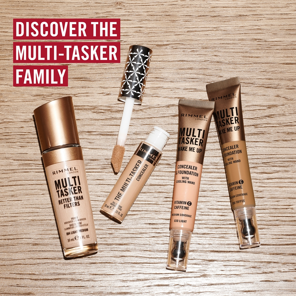 Rimmel Multi-Tasker Wake Me Up - Подклад и корректор с эффектом осветления оттенок 40 Ivory, 20 ml
