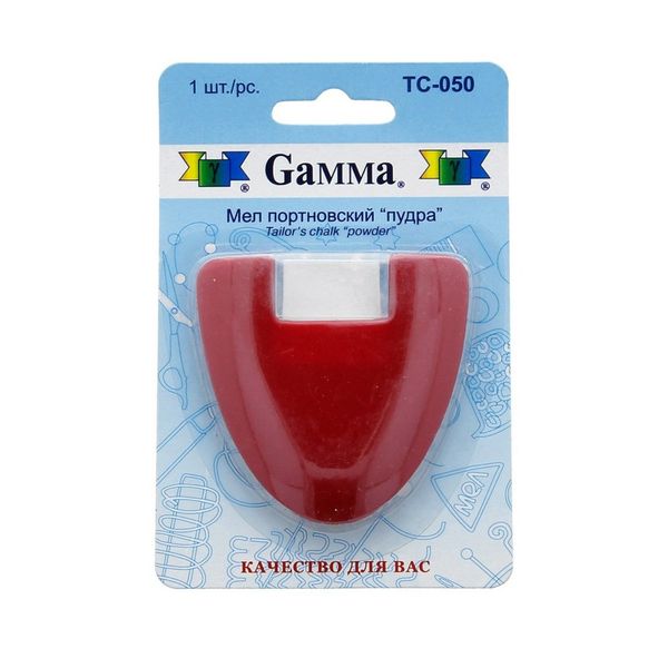 Мел портновский пудра белый, белый/ве, Gamma TC-050