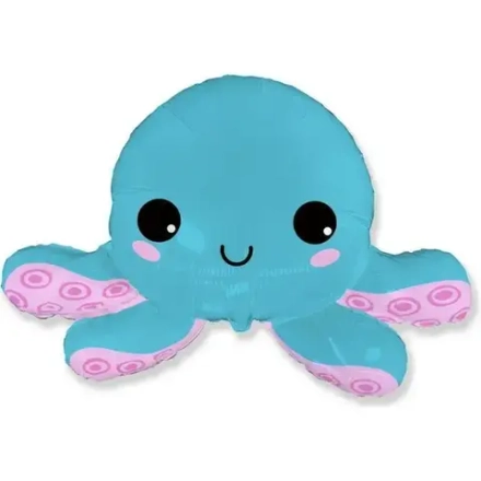 Фольга фигура 31" Осьминог / HAPPY OCTOPUS / 1 шт / Б239
