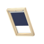 Рулонная штора на крючках VELUX RHL 114х118 синяя