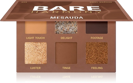 Mesauda Milano Bare Harmony - Палетка теней для век: палетка теней для век оттенок 203 Cool Bronze, 6 g