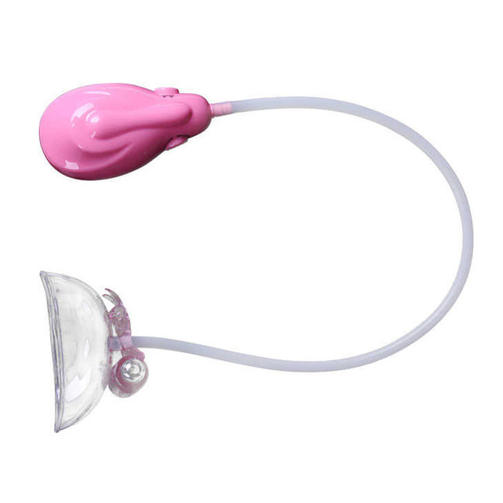 Женская помпа для стимуляции клитора Resonating Automatic Clitoral Pump (Цвет: розовый)