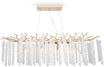 Подвесной светильник 10*G9 FR1010PL-10G1 золото Mineral Crystal Freya