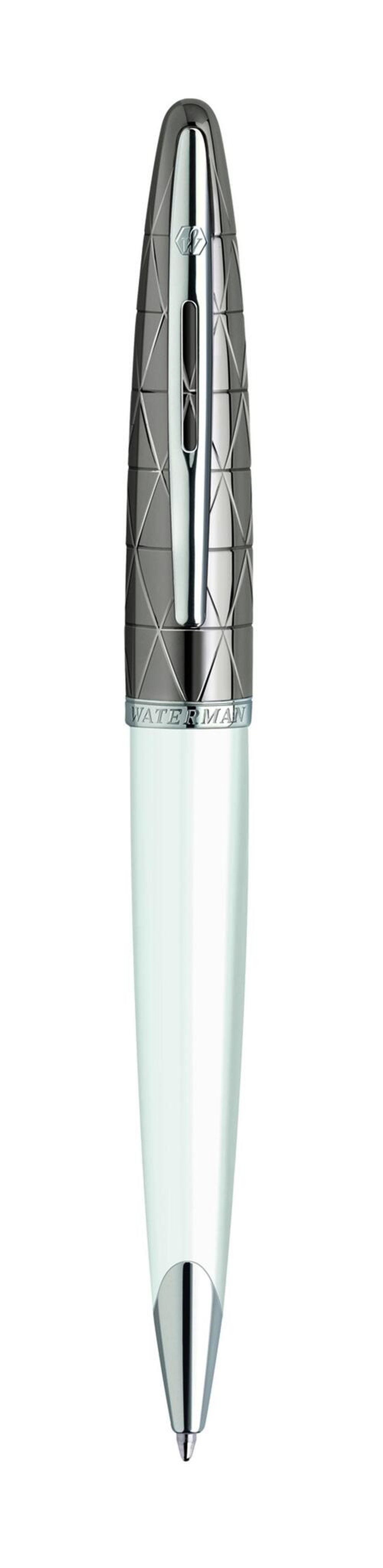Шариковая ручка Waterman Carene, цвет: Contemporary white ST, стержень: Mblue