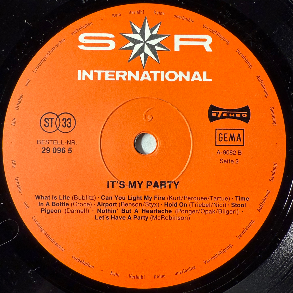 Сборник It's My Party - 48 Hits For Dancing 3LP (Германия 1982г.)