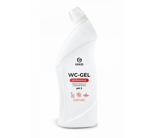 БХ Очиститель для сан.узлов Grass WC-Gel Professional (750мл)