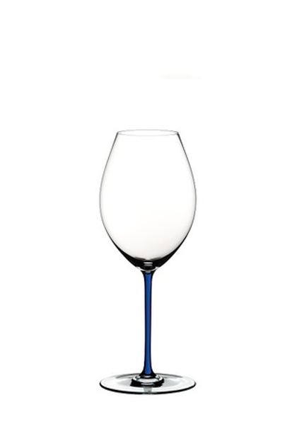 Бокал для красного вина 650мл Riedel Fatto a Mano Old World Syrah с синей ножкой