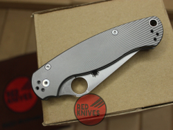 Нож Spyderco Paramilitary 2 Титан - фрезеровка лучи