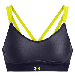 ТОП теннисный Under Armour Women's UA Infinity Low Strappy Sports Bra - tempered steel/midnight navy
