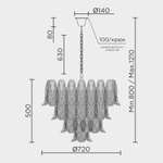 Подвесная люстра MODELUX premium ML.6888.19P