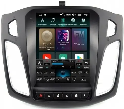 Магнитола для Ford Focus 3 2011-2019 - Airok RT-1701 монитор 9.7" "Тесла-Стиль" на Android 11, Быстрая, Carplay, 4G SIM-слот