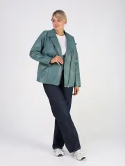 Кожаная куртка демисезонная косуха