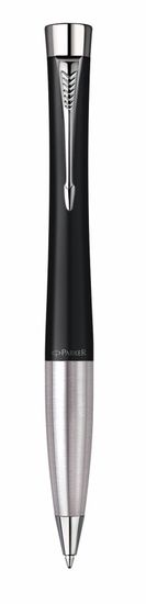 Шариковая ручка Parker Urban K200, цвет: Muted Black СT, стержень: Mblu, S0767030