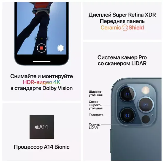 iPhone 12 Pro Max 256 GB Graphite (Графитовый)