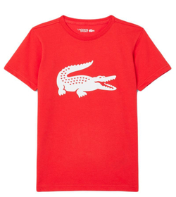 Детская теннисная футболка Lacoste Boys SPORT Tennis Technical Jersey Oversized Croc
