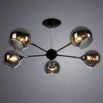 Потолочная люстра 5*Е27 A2708PL-5BK чёрный Lagos Arte Lamp