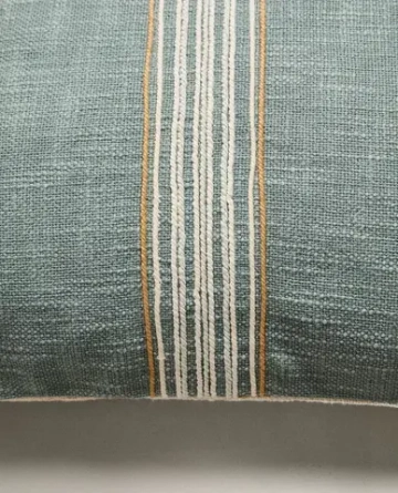 ZARA HOME НАВОЛОЧКА ДЛЯ ДЕКОРАТИВНОЙ ПОДУШКИ В ПОЛОСКУ, СИНИЙ