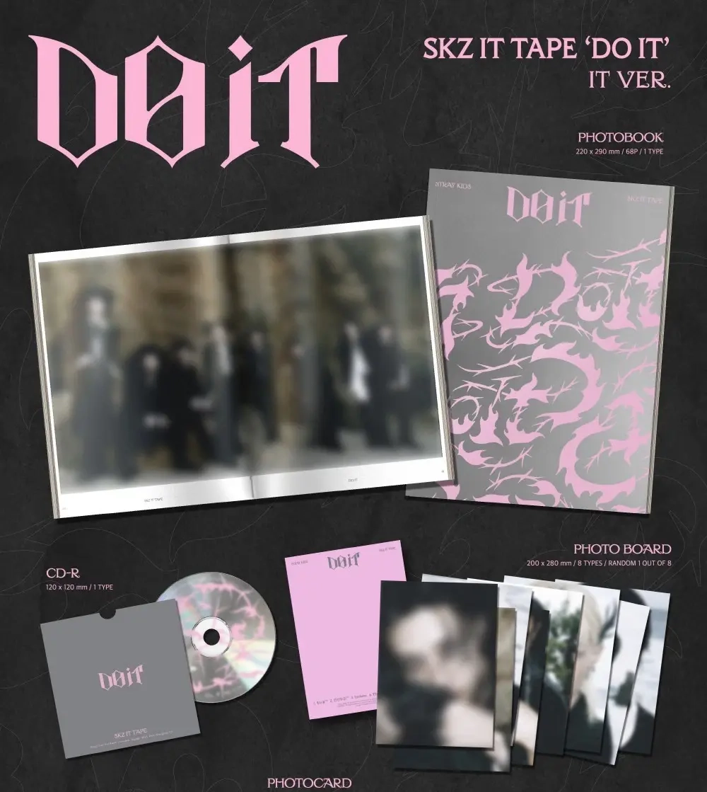 Альбом STRAY KIDS - SKZ IT TAPE DO IT [IT ver.]