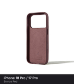 Чехол Mujjo Leather Case для iPhone 18 Pro / 17 Pro Bronze Red