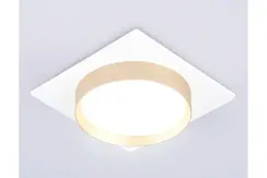 Светильник точечный Ambrella TN5230 GX53 белый/золото 42396