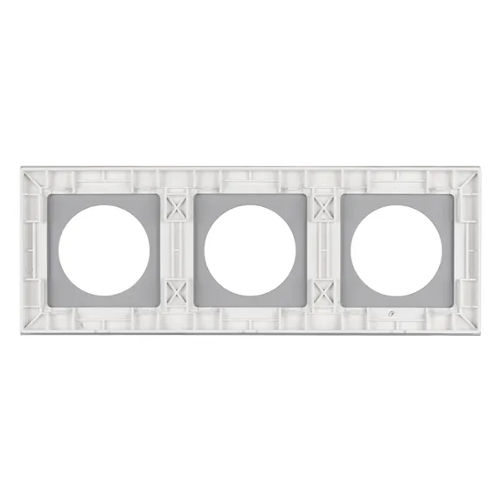 Рамка стеклянная FRM-GLARE-GC-3-WH (Arlight, -) 043838