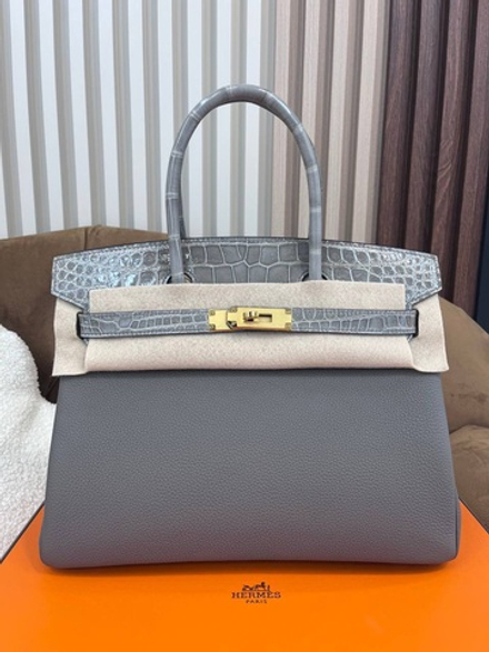Сумка Hermes Birkin 30 из кожи крокодила