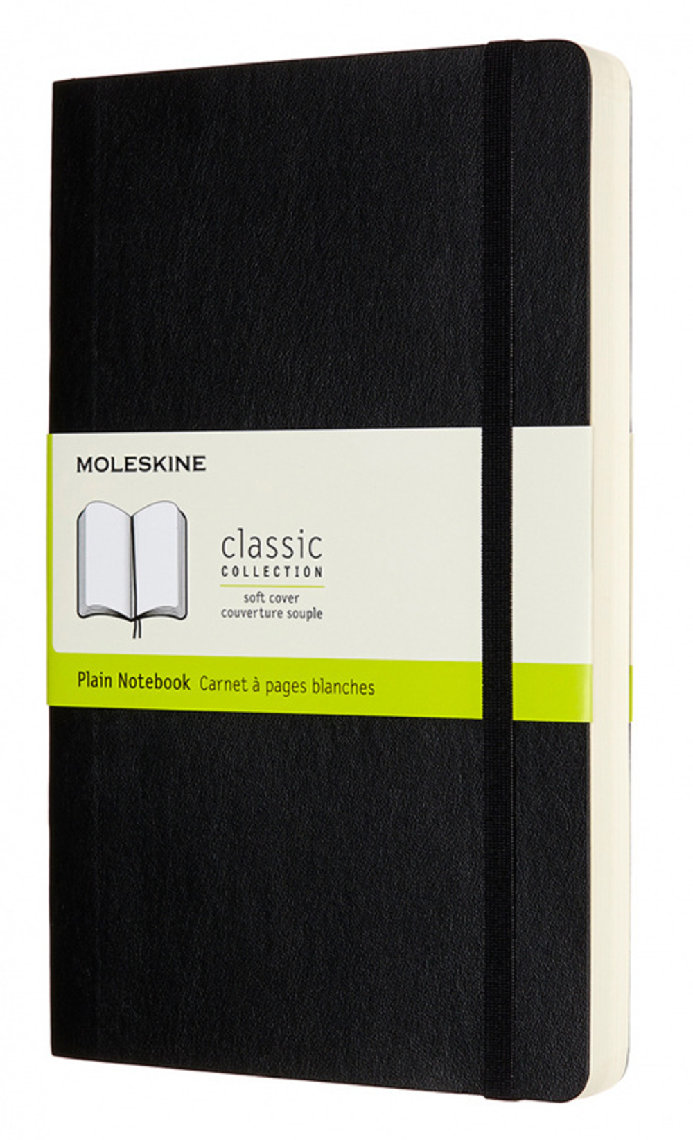Блокнот Moleskine Classic Soft Expended (QP618EXP) 13х21см 400стр. без линовки, мягкая обложка, черный